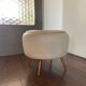 Pouf scandinave vintage de FM Møbler, années 1950