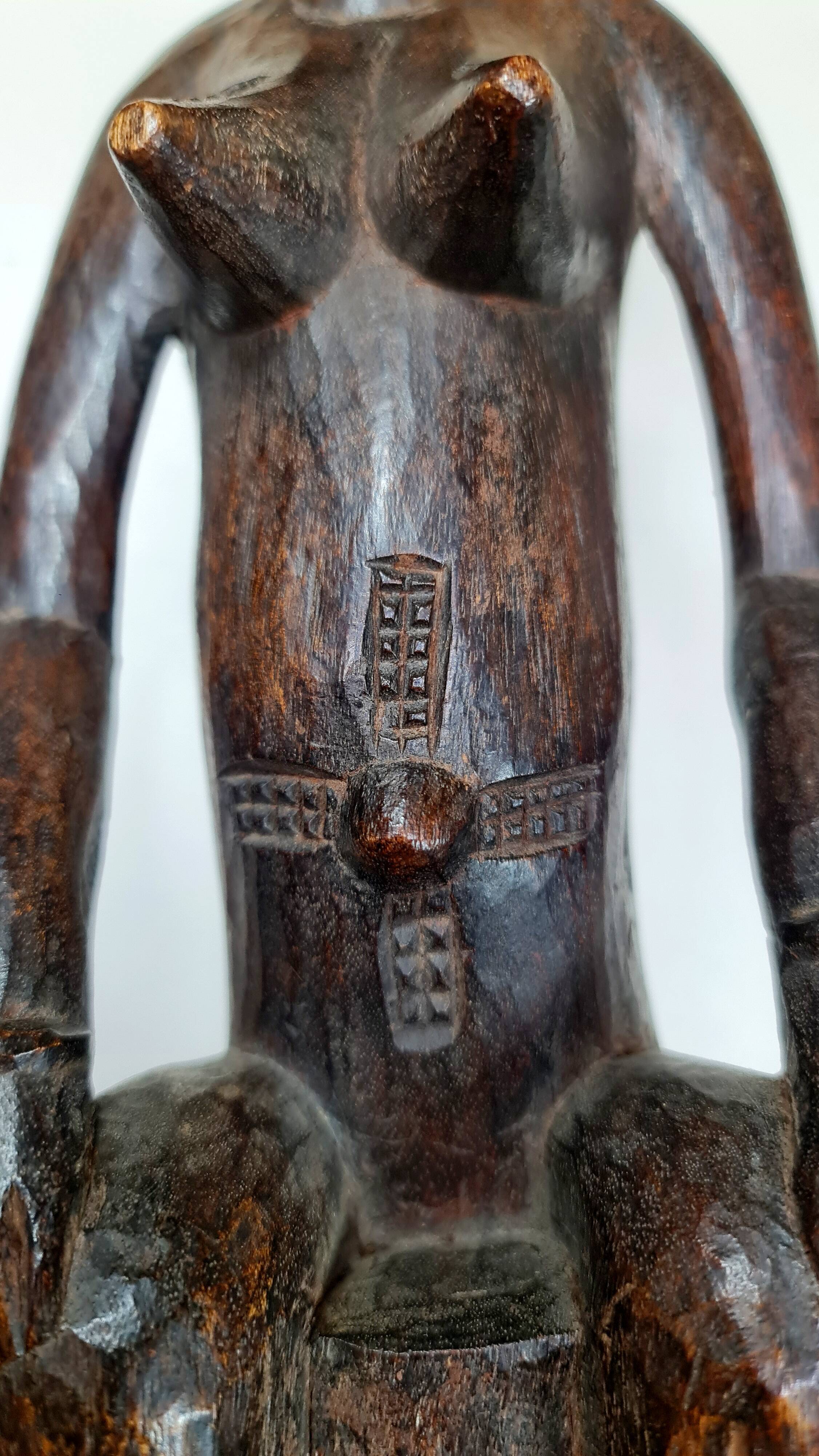 Senufo statue, H: 52 cm