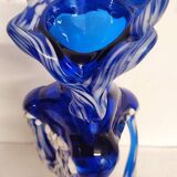 Jarrón de cristal de Murano. Italia, 1970s.