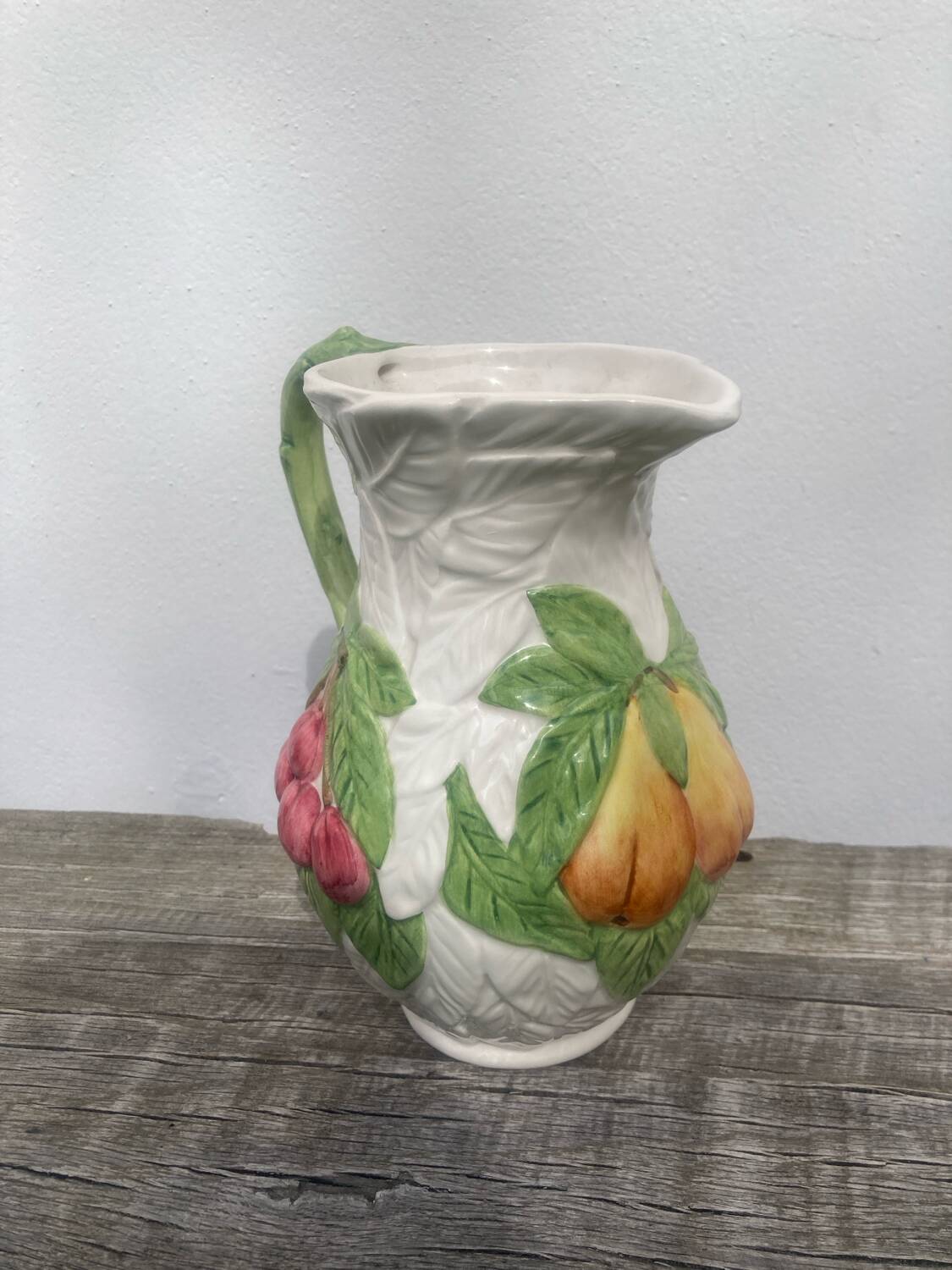 Ceramic fruit slush pitcher