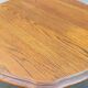 Vintage coffee table style Louis XV Oak h52