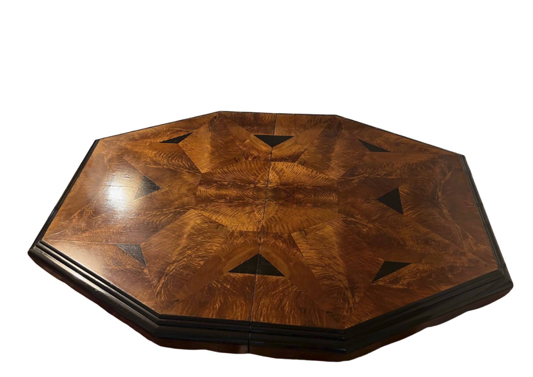 Art Deco dining table with marquetry