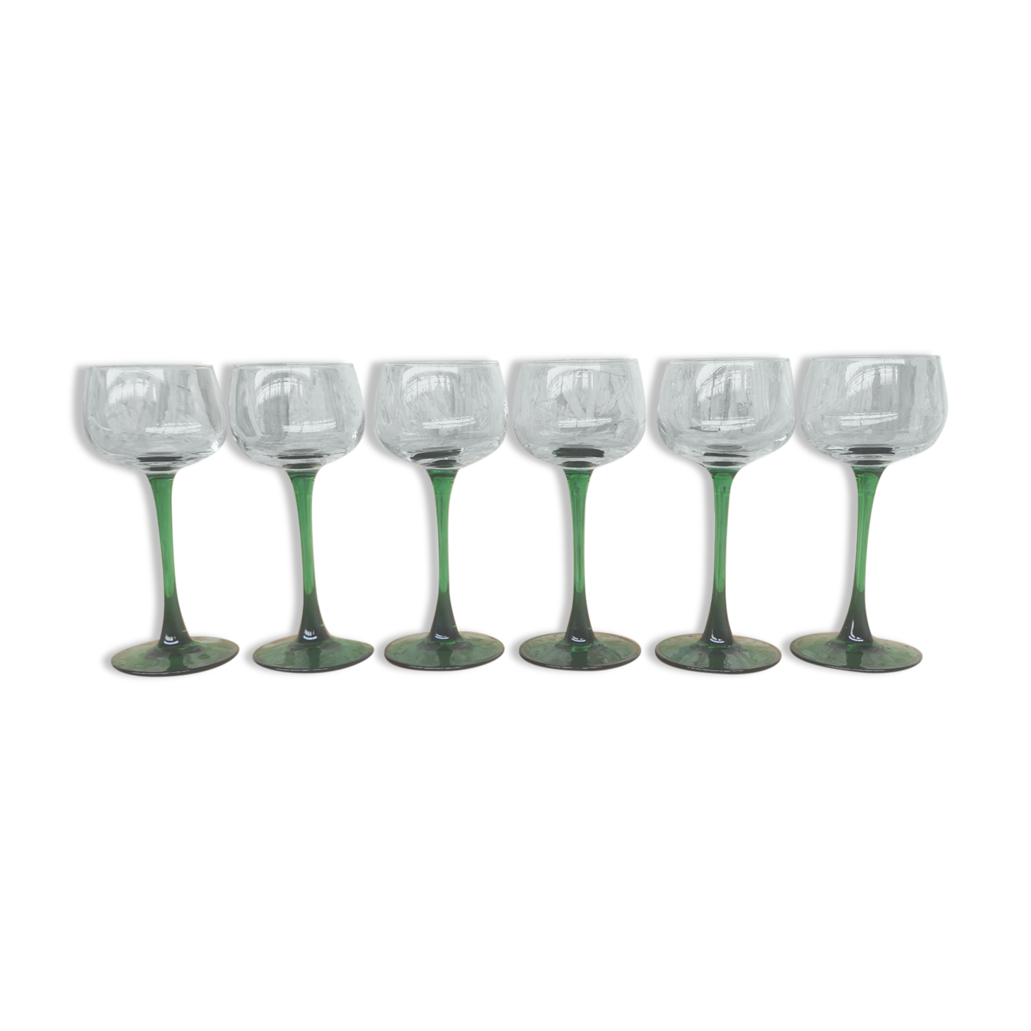 Service de 6 verres à vin d'Alsace