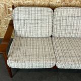 60s 70s teak sofa 3 seater couch seating set Danish Modern Design Denmark