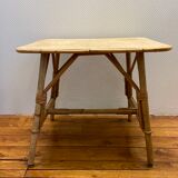 Vintage rattan coffee table