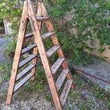 Escabeau bois vintage