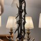 lustrous golden bronze deer antler style