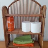 Rattan shelf to hang or lay