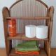Rattan shelf to hang or lay