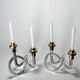 Pair of pretzel candlelabras by Dorothy Thorpe