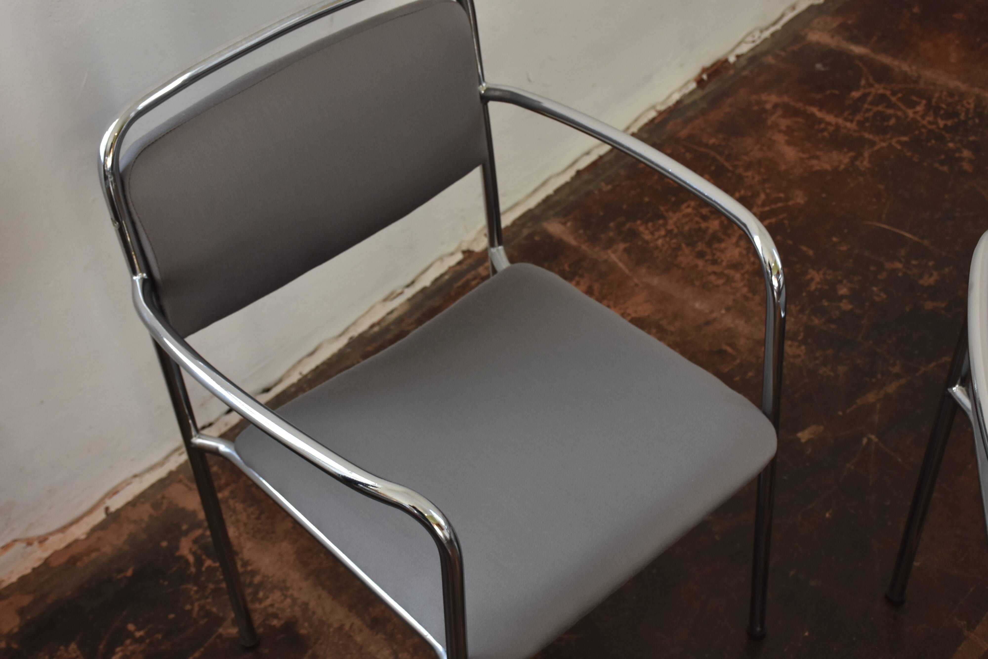 Set of 4 vintage chairs from the GDR era - 'Palast der Republik', 1970s