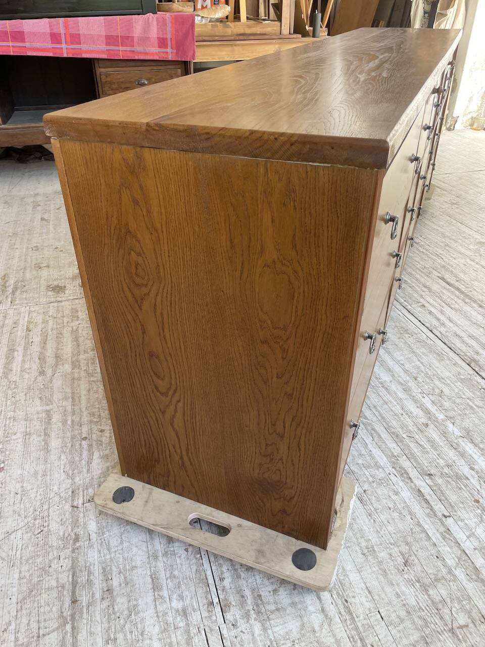 XXL golden oak craft furniture from the 50s