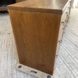 XXL golden oak craft furniture from the 50s