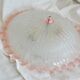 Vintage Italian ceiling light in pink Murano glass, 40 cm