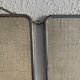 Vintage mirror 1960 triptych barber Arpin hairdresser - 34 x 88 cm