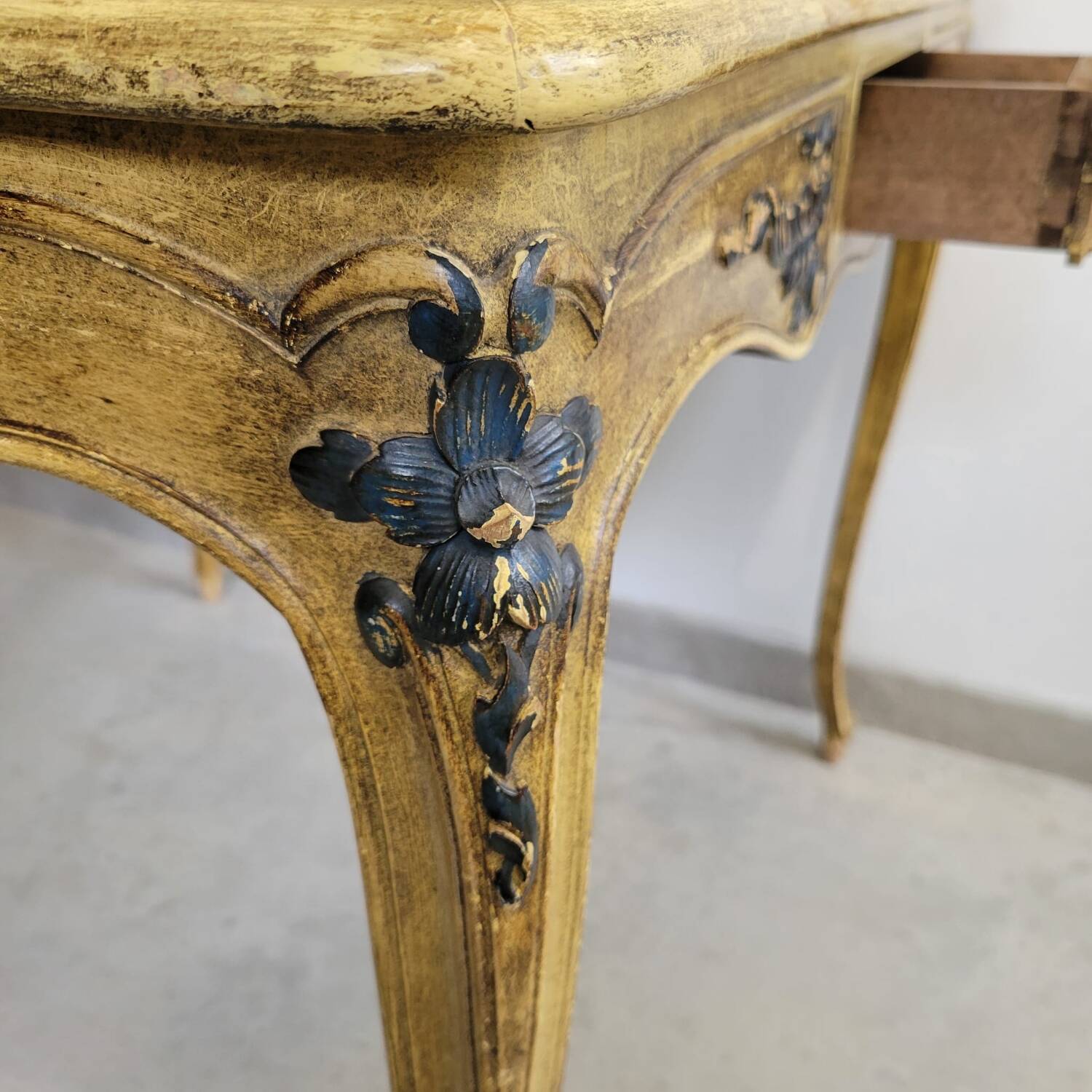Antique gaming table in Louis XV style