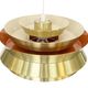 Pendant light "Trava" by Carl Thore for Granhaga Metallindustri. Sweden 1970s