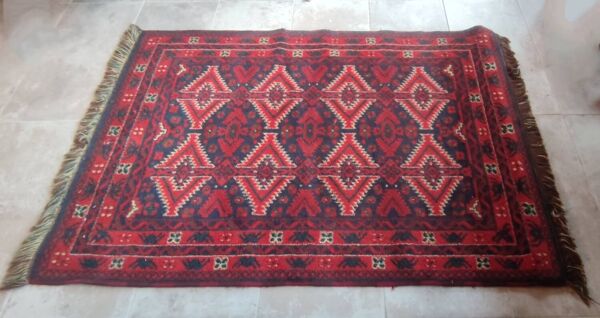 Ancien tapis pure laine vierge