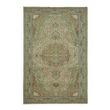 Turkish Wool Vintage Kayseri Rug 201 cm x 305 cm