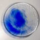 6 assiettes bleu cobalt Bormioli Rocco
