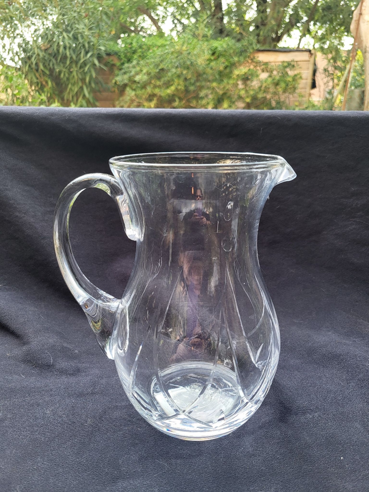 Cruche en cristal de Bayel, royale de Champagne