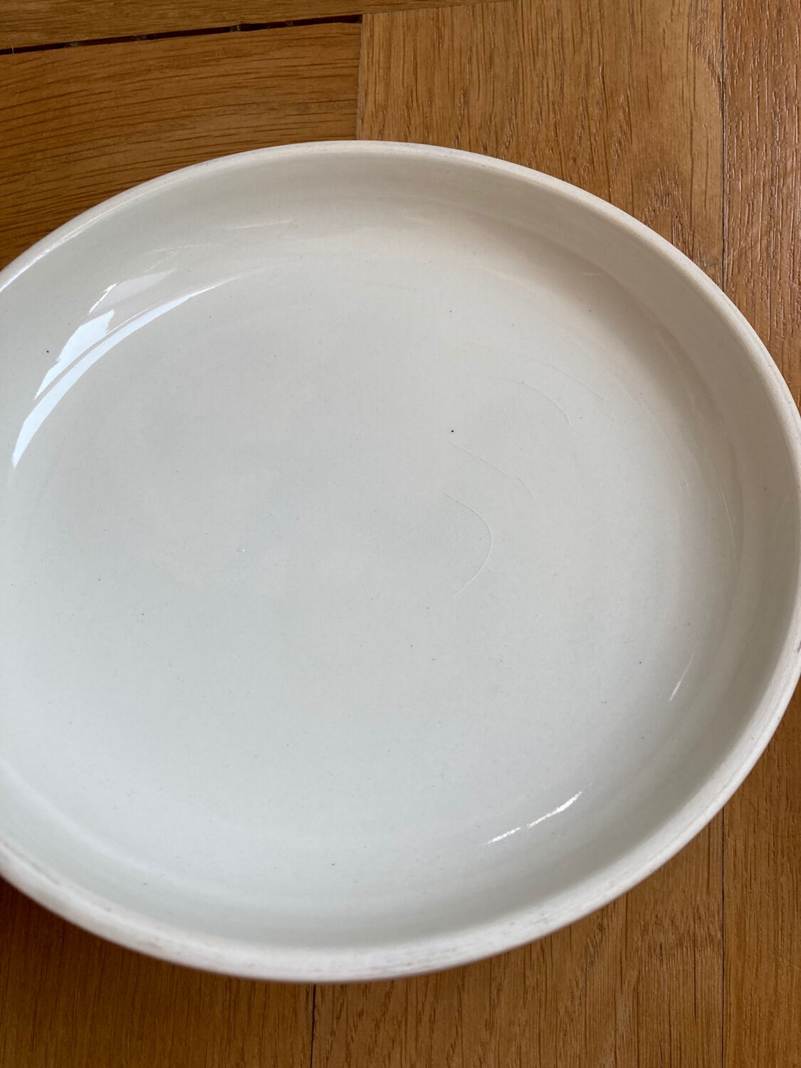 Bonbonnière / Gien earthenware box with pink motif