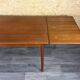 1960s 1970s Teak Extendable Dining Table Made in Denmark Danish Design