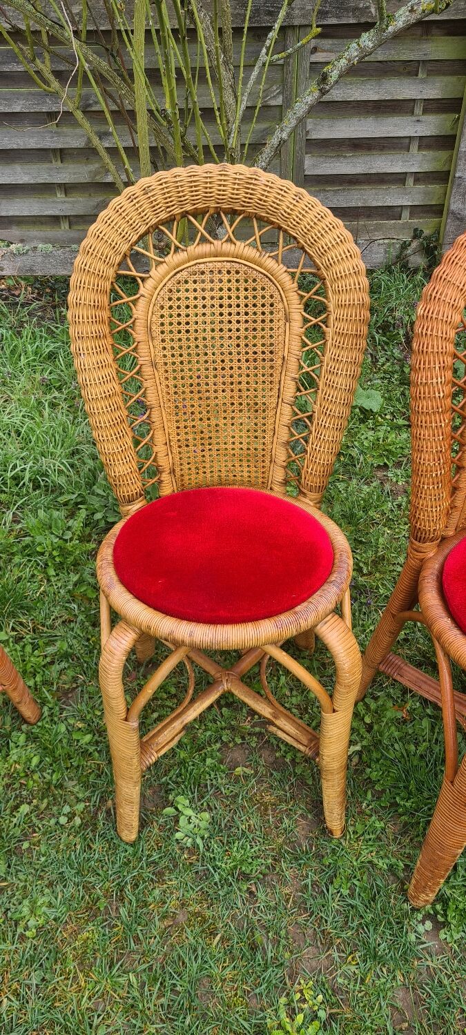 Set of 6 garden chairs