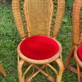 Set of 6 garden chairs