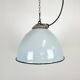 Industrial Grey Enamel Factory Lamp with Cast Iron Top from Zaos, 1960