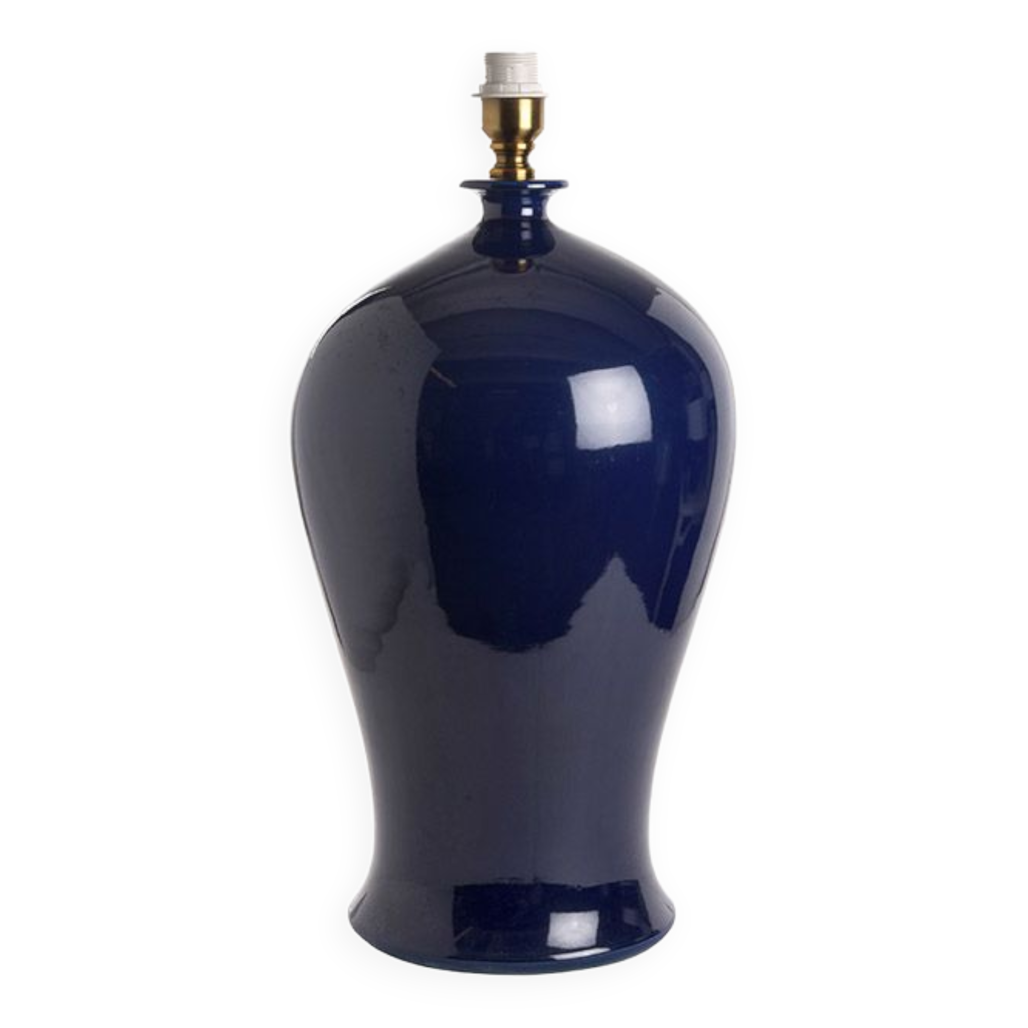 Base lamp vase meiping blue