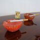 Small Italian Murano Glass Ashtrays, 1960s, Set of 2