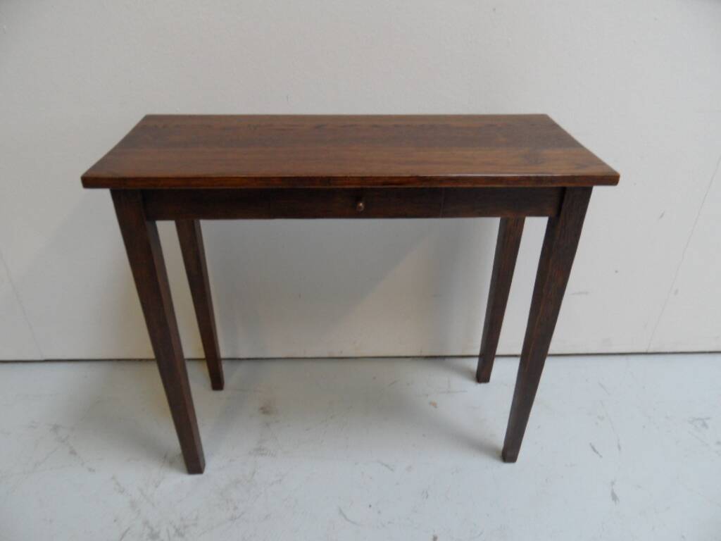 Antique oak sidetable