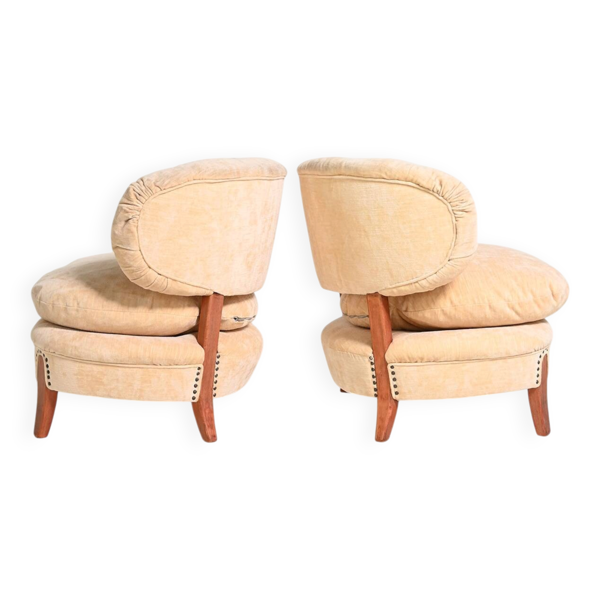 Pair of armchairs by Otto Schulz for Boet, 1940s