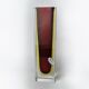 Brown and yellow cubic sommerso vase by seguso, murano, italy, 1970