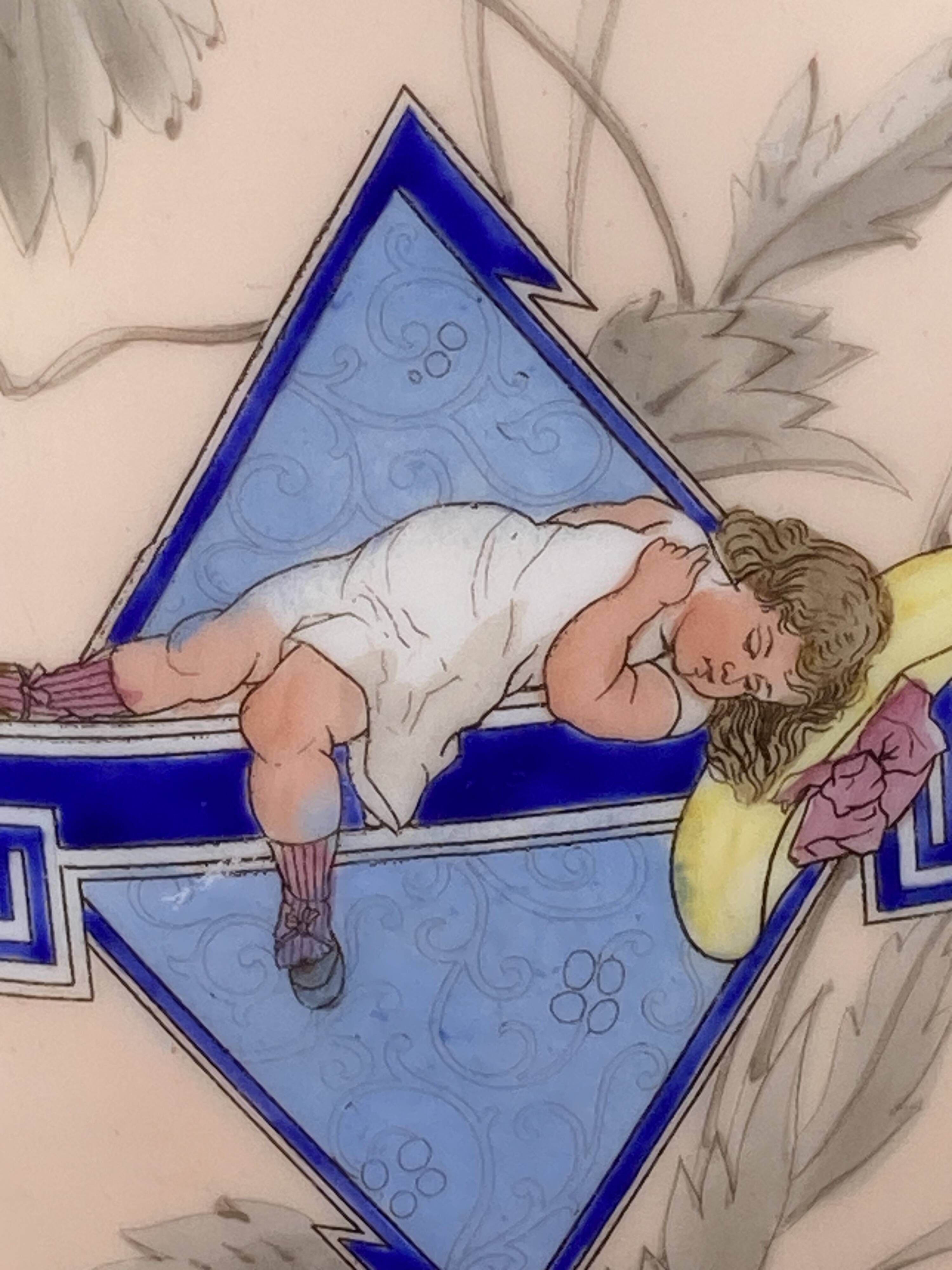 Rare opaline vase from baccarat crystal factory decor art deco art nouveau