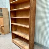 Large vintage wooden bookcase