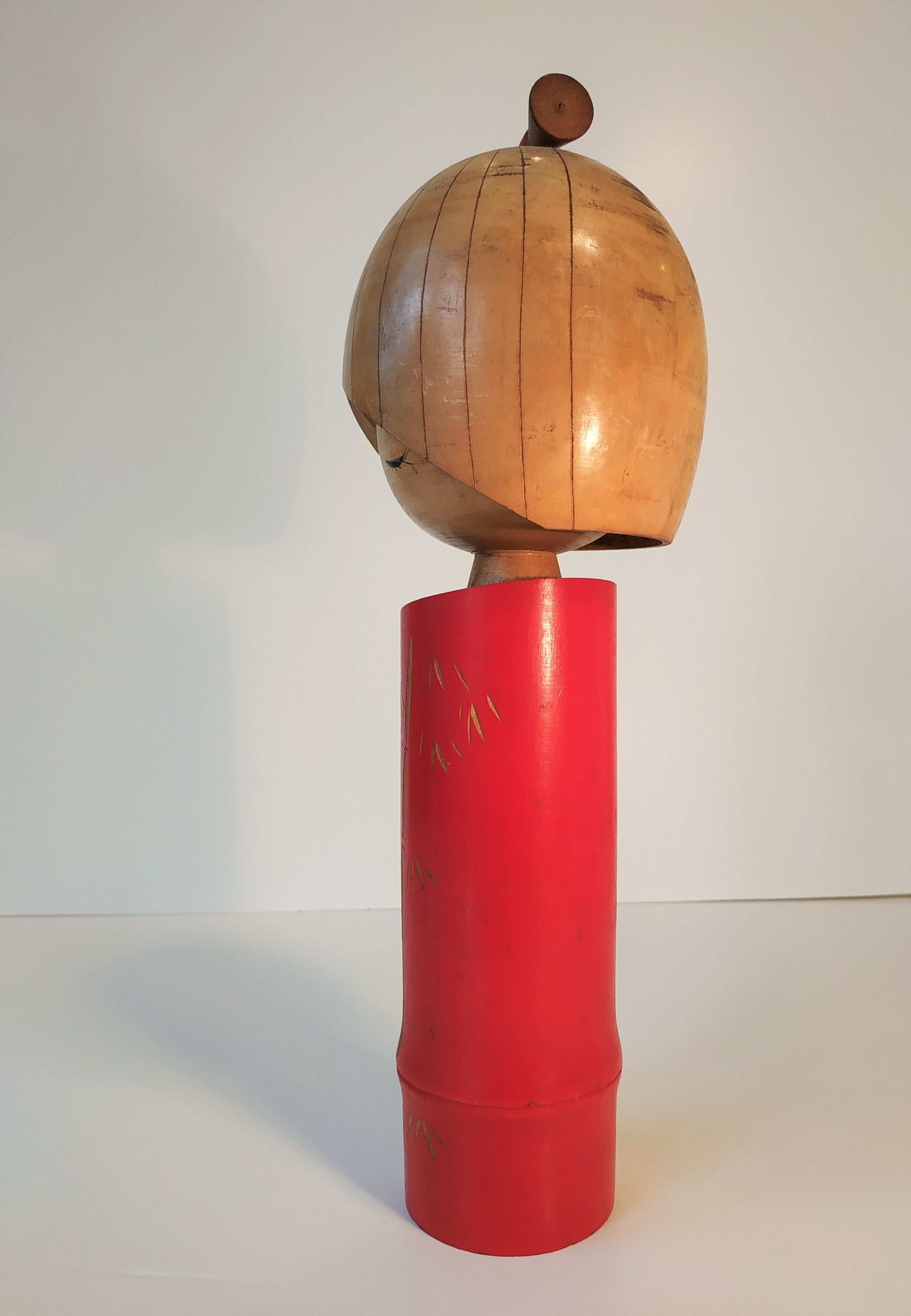 Doll Kokeshi Bamboo Princess by Masayuki Kaganuma - circa 1960 - Japan