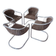 Chaises cantilever par Gastone Rinaldi pour Rima 1970s