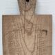 Cutting board solid wood patinated thick early twentieth century