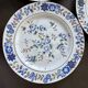 Lot de 6 assiettes plates florales vintage
