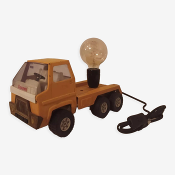 Lampe jouet camion Sanson vintage en métal