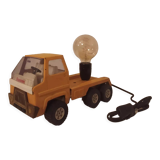 Sanson vintage metal truck toy lamp