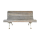 Garden bench - cast iron base and wooden slats