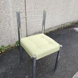 6 Roche Bobois steel chairs
