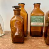 Set of 7 vials of apothecary