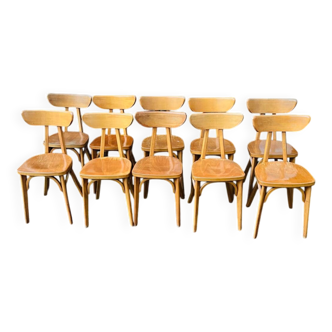 Suite de 10 chaises luterma modèle Banane