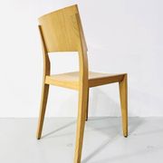 Danish beech dining chairs, 1980s, set of 6