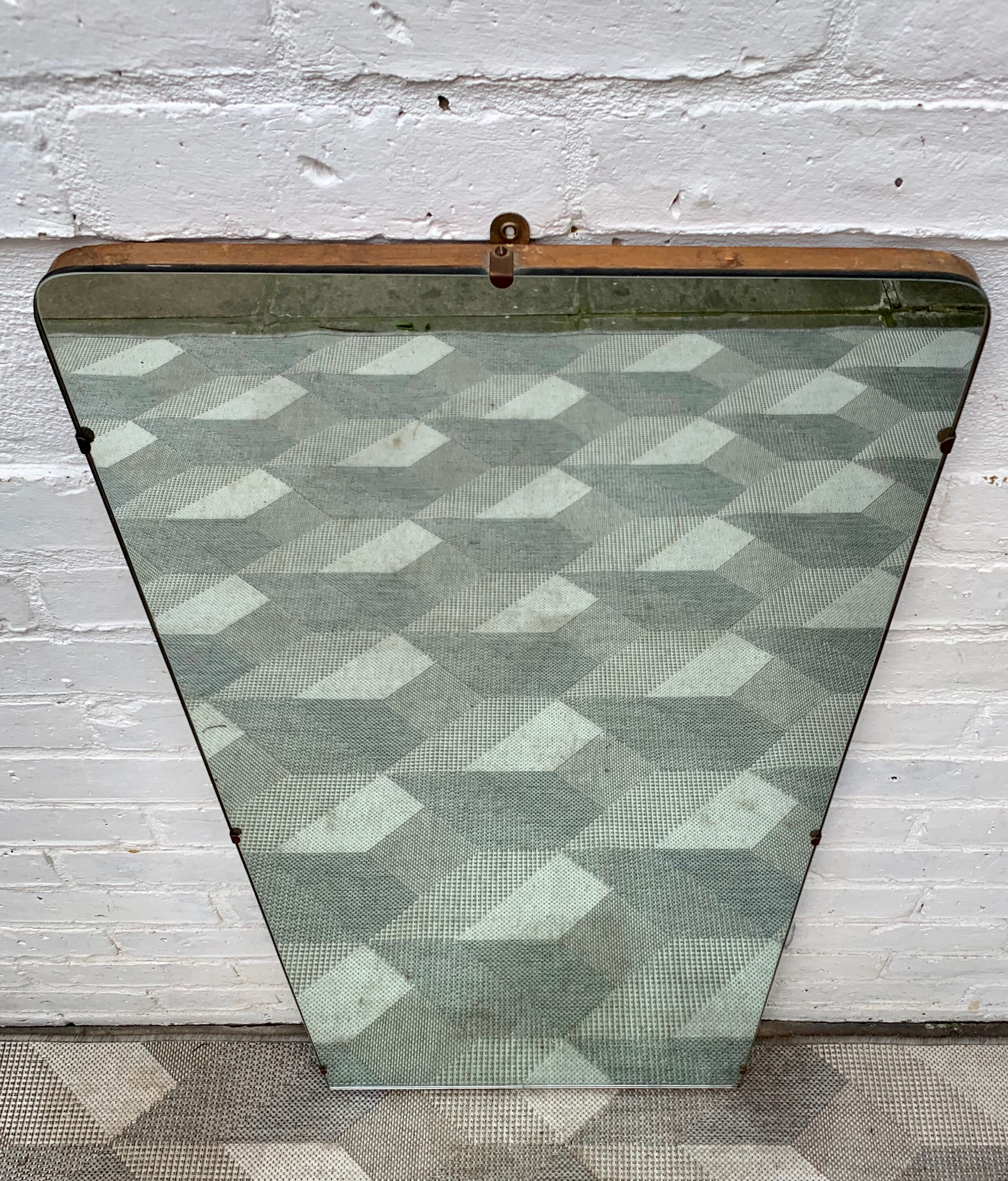 Vintage dressing wall mirror, 46x105cm