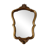 Petit miroir doré classique